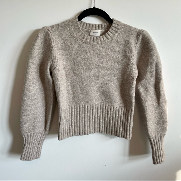 Aritzia Wilfred - Sweater Cropped - US S - Tan - Picture 5 of 9
